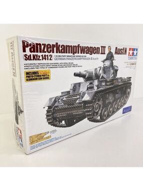 SEALED German Panzerkampfwagen III Ausf.N 1/35 No. 290 TAMIYA Tank Model Kit PH